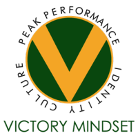 The Victory Mindset logo, The Victory Mindset contact details