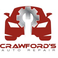 'Crawford''s Auto Repair' logo, 'Crawford''s Auto Repair' contact details