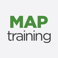 MAP Training logo, MAP Training contact details