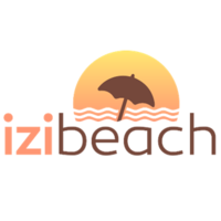 iziBeach logo, iziBeach contact details