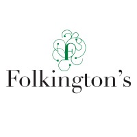 'Folkington''s' logo, 'Folkington''s' contact details