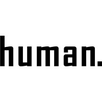 human. logo, human. contact details