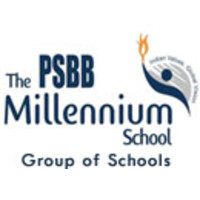 The PSBB Millennium School logo, The PSBB Millennium School contact details