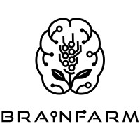 The Brainfarm logo, The Brainfarm contact details