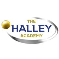 The Halley Academy logo, The Halley Academy contact details