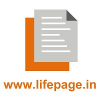 LifePage logo, LifePage contact details