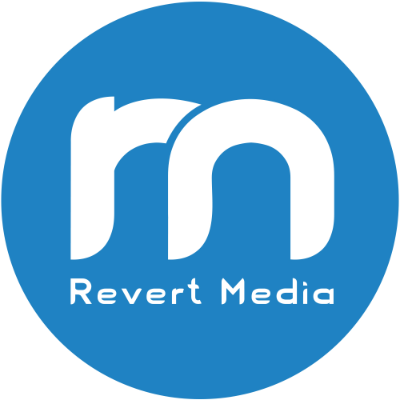 Revert Media logo, Revert Media contact details