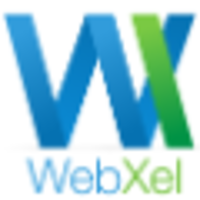 WebXel logo, WebXel contact details