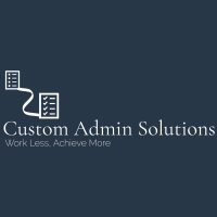 Custom Admin Solutions logo, Custom Admin Solutions contact details