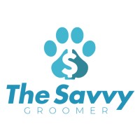 The Savvy Groomer logo, The Savvy Groomer contact details