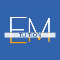 EM Tuition logo, EM Tuition contact details