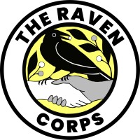 The Raven Corps logo, The Raven Corps contact details