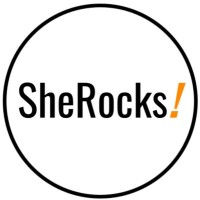 SheRocks! logo, SheRocks! contact details