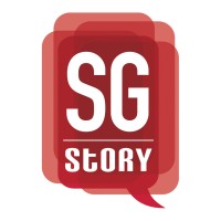 SG Story logo, SG Story contact details