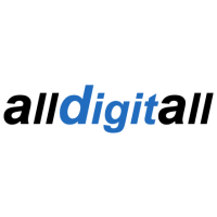 alldigitall logo, alldigitall contact details