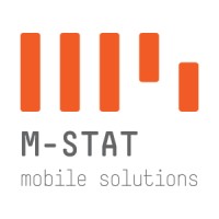 M-STAT logo, M-STAT contact details