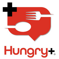 Hungry+ logo, Hungry+ contact details