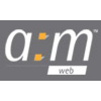 a:m web logo, a:m web contact details