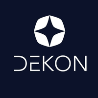 DEKON logo, DEKON contact details