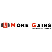 MoreGains logo, MoreGains contact details