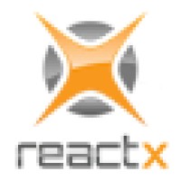 ReactX logo, ReactX contact details