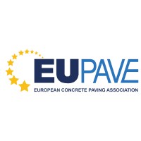 EUPAVE, the European Concrete Paving Association logo, EUPAVE, the European Concrete Paving Association contact details