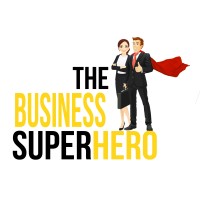 The Business Superhero logo, The Business Superhero contact details