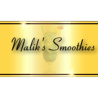 Malik's Smoothies logo, Malik's Smoothies contact details