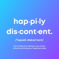 happily discontent logo, happily discontent contact details