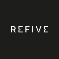 REFIVE logo, REFIVE contact details