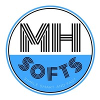 MHSofts logo, MHSofts contact details