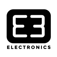 E3 Electronics logo, E3 Electronics contact details