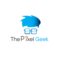 The Pixel Geek logo, The Pixel Geek contact details