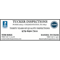 Tucker Inspections logo, Tucker Inspections contact details