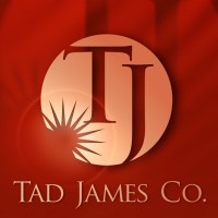 The Tad James Co logo, The Tad James Co contact details