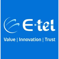 E-tel logo, E-tel contact details