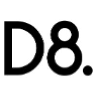 D8 logo, D8 contact details