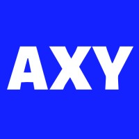 AXY logo, AXY contact details