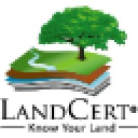 LandCert.com logo, LandCert.com contact details