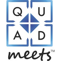 QuadMeets logo, QuadMeets contact details