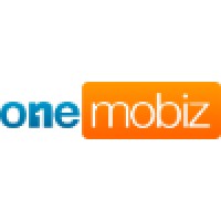 OneMobiz logo, OneMobiz contact details