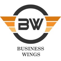 The Business Wings logo, The Business Wings contact details