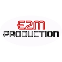 E2M Production logo, E2M Production contact details