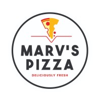 Marv's Pizza logo, Marv's Pizza contact details