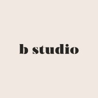 b studio logo, b studio contact details