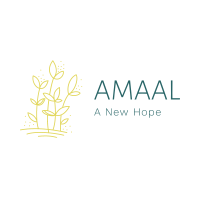 The AMAAL Foundation logo, The AMAAL Foundation contact details