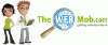 The Web Mob logo, The Web Mob contact details