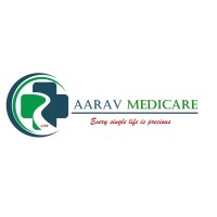 Aarav Medicare logo, Aarav Medicare contact details