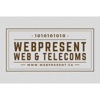 WebPresent logo, WebPresent contact details