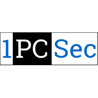 1PC Security logo, 1PC Security contact details